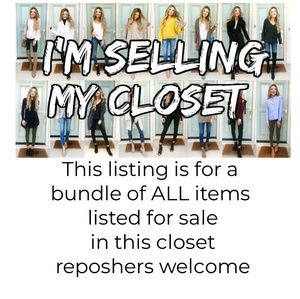 ALL listings from this closet